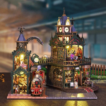 Miniatur Haus Bausatz - Rail Track Secluded City