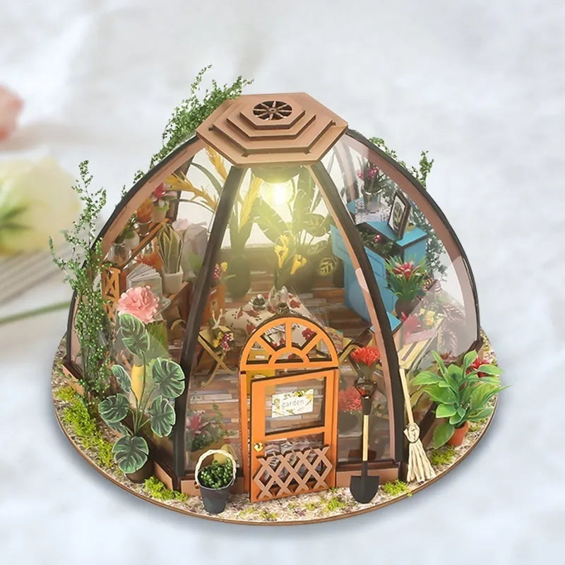 Miniature House - Starry Sky Flower House