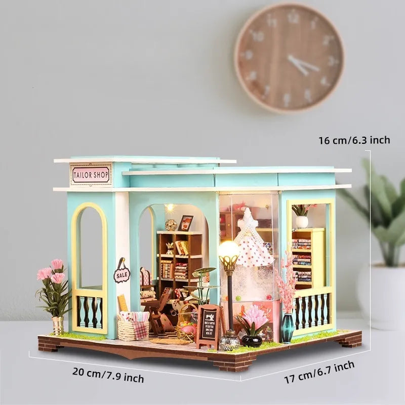Tailor Shop Miniature House Kit