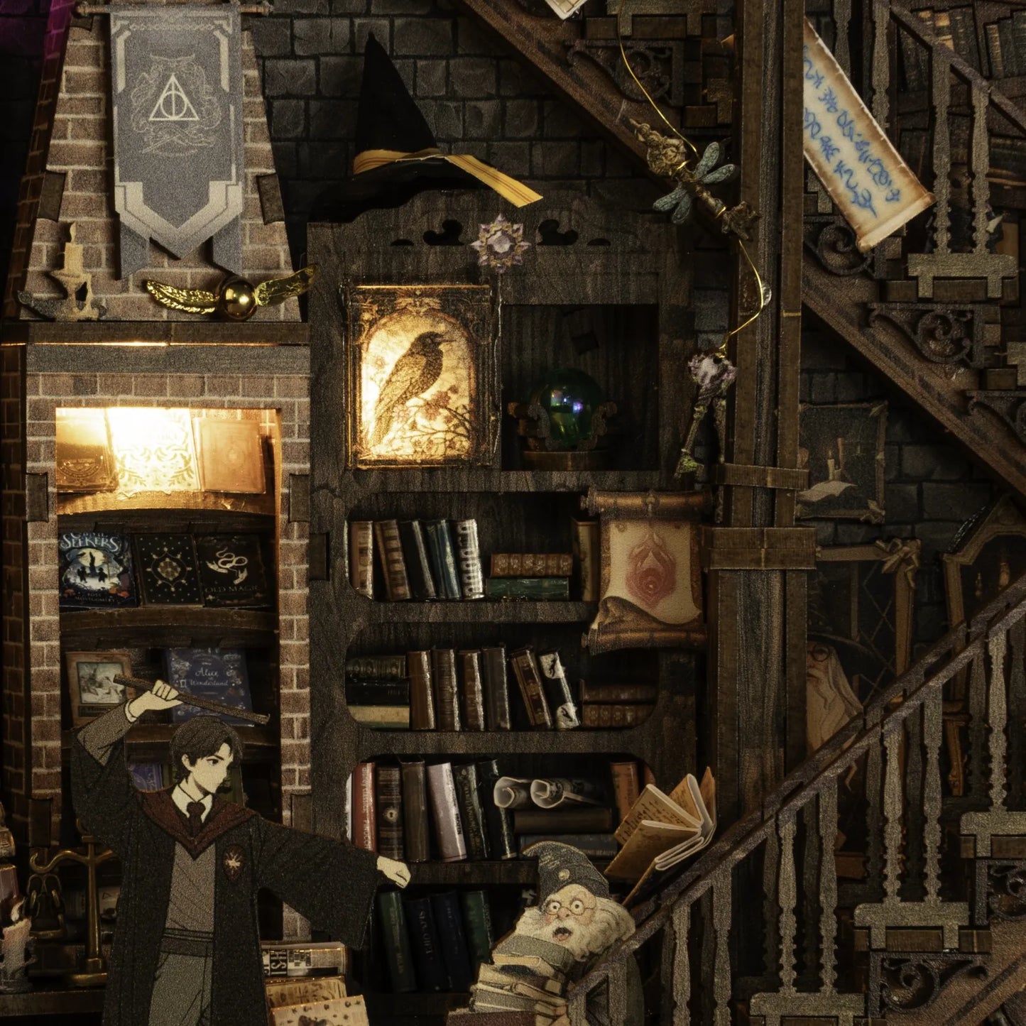 3D Bilderrahmen - Magic Library