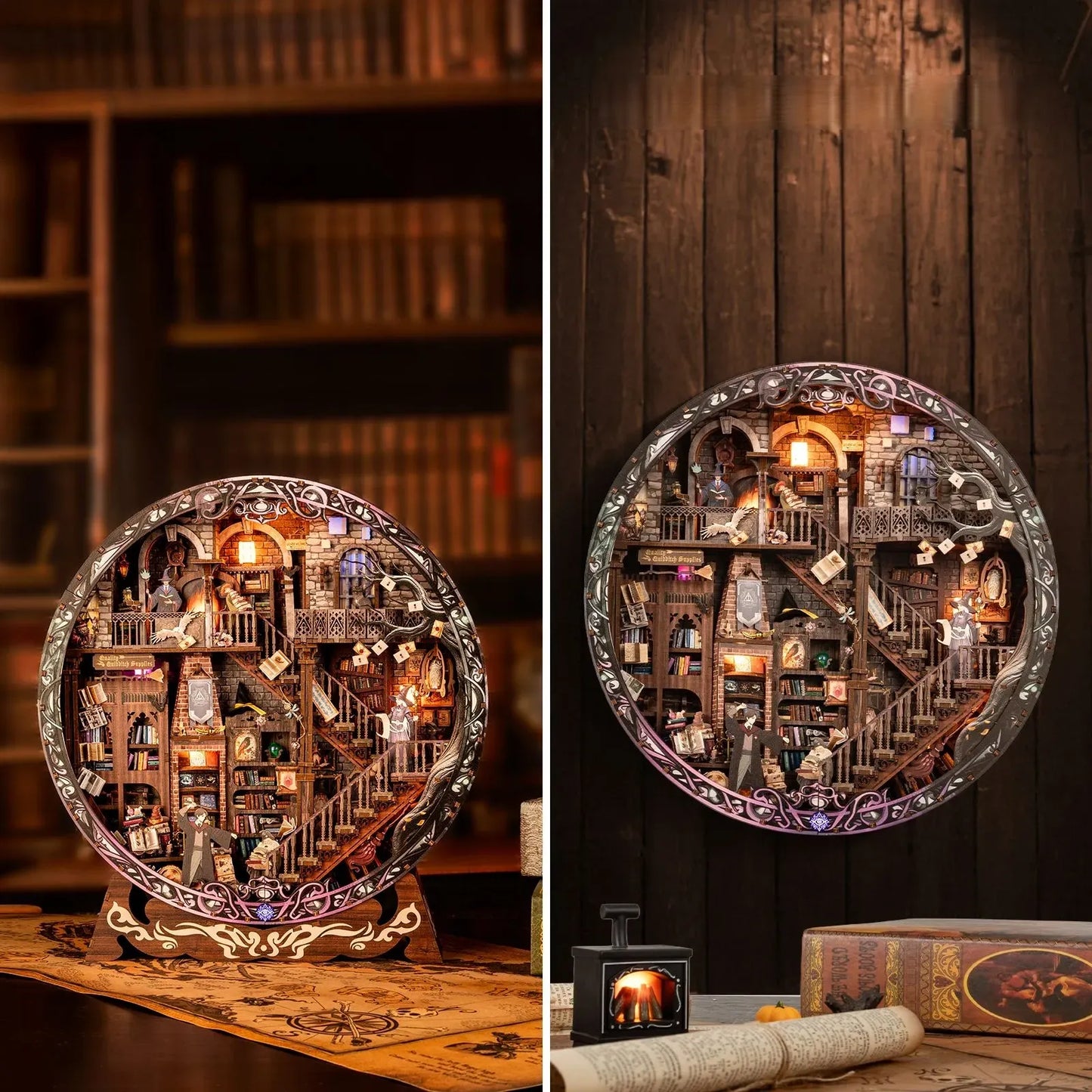 3D Bilderrahmen - Magic Library