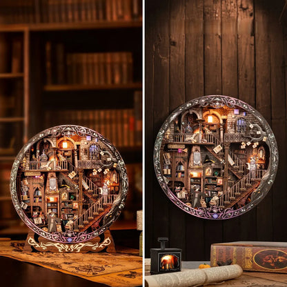 3D Bilderrahmen - Magic Library