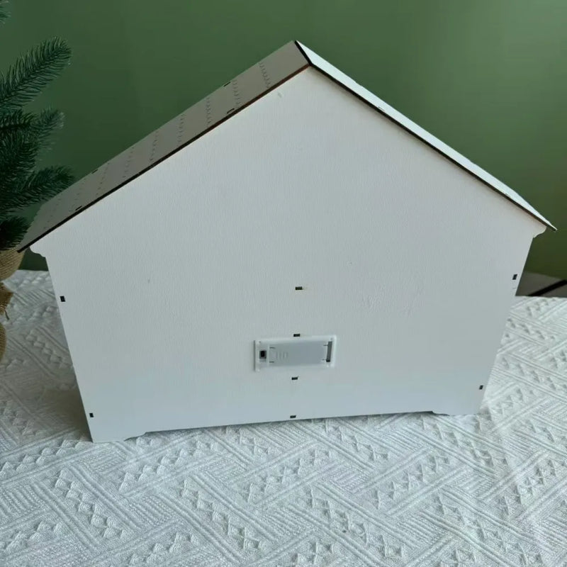 White Wooden Advent Calendar