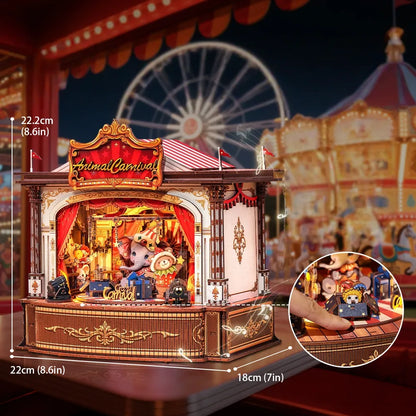 DIY Holz-Spieluhr - Animal Carnival