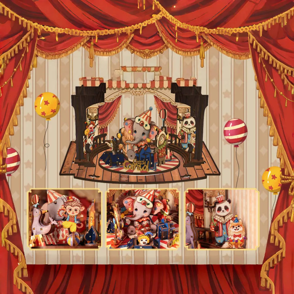 DIY Holz-Spieluhr - Animal Carnival