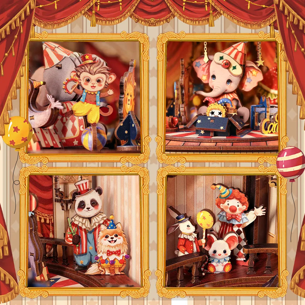 DIY Holz-Spieluhr - Animal Carnival